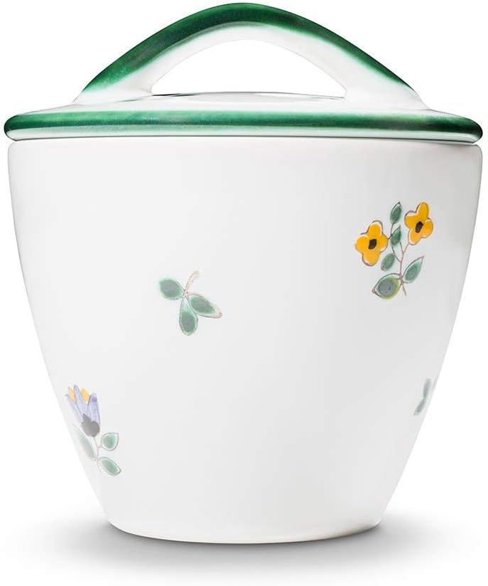 GMUNDNER KERAMIK Zuckerdose Gourmet Durchmesser : 9 cm Streublume Geschirr, handgemacht in Österreic