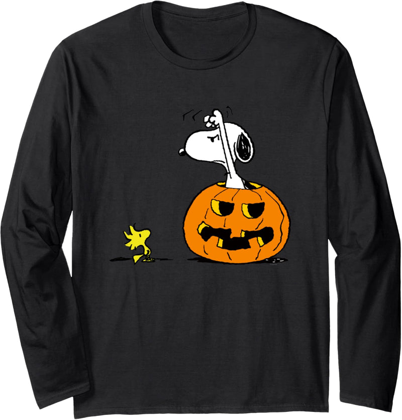 Peanuts Snoopy and Woodstock Nicht verängstigt Halloween Langarmshirt