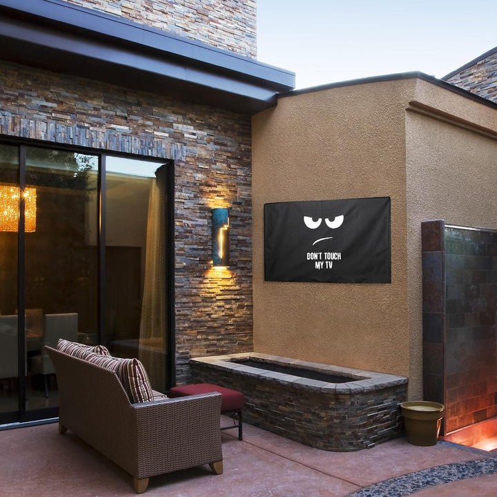 kwmobile 43" TV Abdeckung Outdoor - TV Abdeckung - Outdoor Fernsehabdeckung - Fernseher Hülle Bildsc