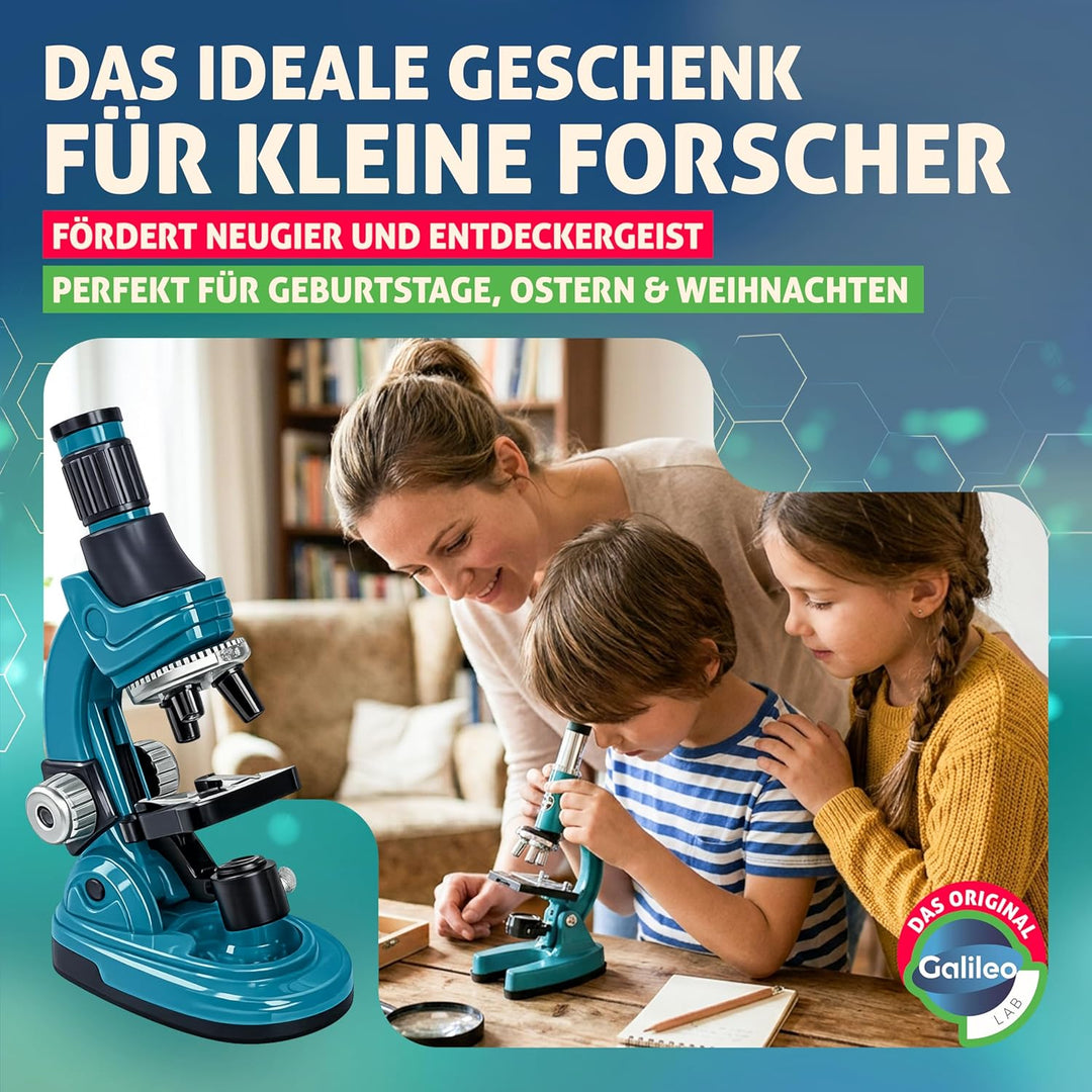 Galileo Lab Natur unter dem Mikroskop - Mikroskop für Kinder - Experimente für Kinder ab 8 Jahren, F
