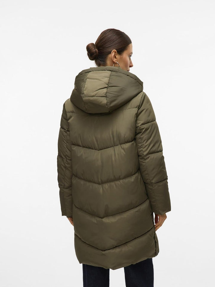 VERO MODA Female Mantel VMHALSEY Mantel | Coat XS Grape Leaf, XS Grape Leaf