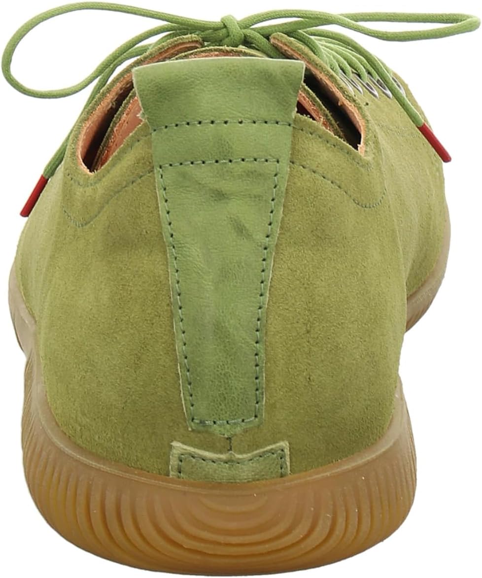Think! Herren Hauki Chromfrei Gegerbte Nachhaltige Schnürhalbschuhe, 7000 Moos Kombi