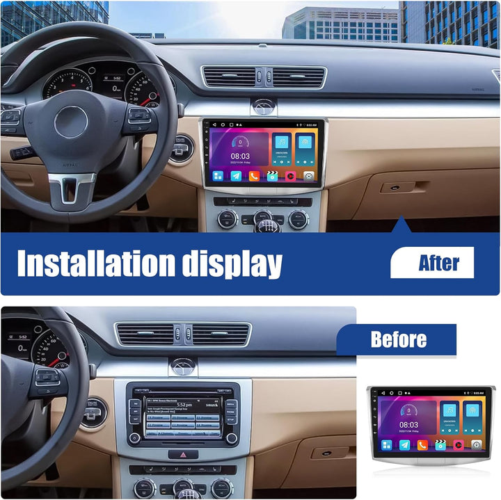 SIXWIN 2+32G mit DVR Android 13 Autoradio für VW Passat B6 B7 Magotan CC mit Carplay/Android Auto/Mi