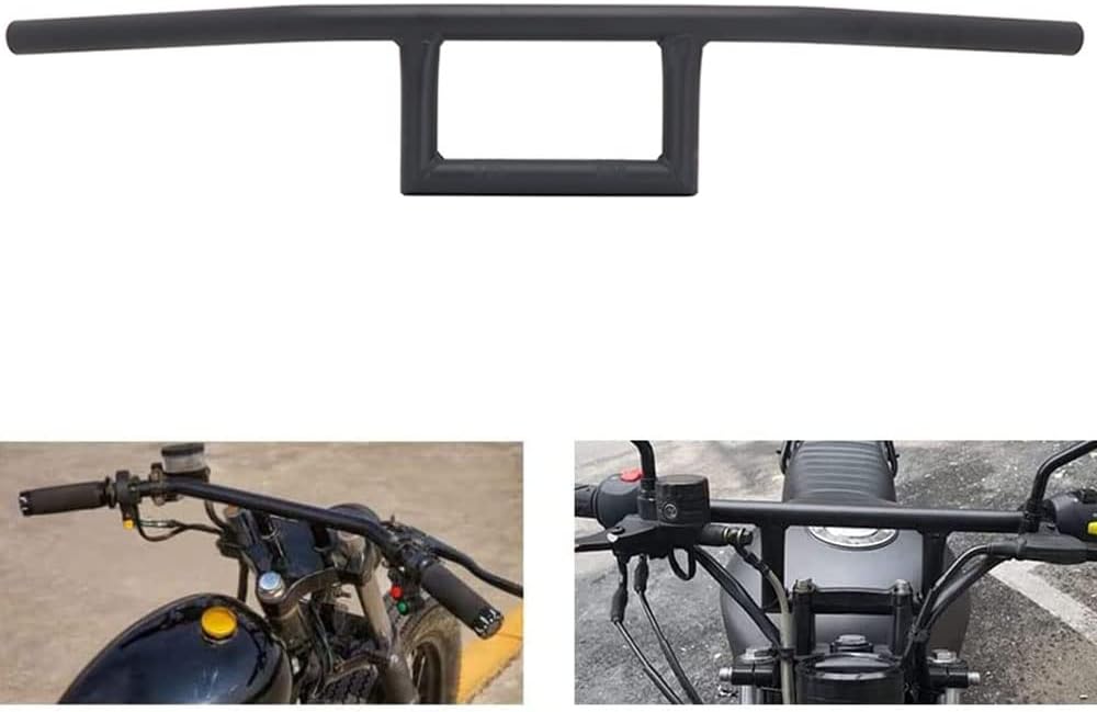 Motorrad-Lenker - 22 mm Lenker Universal für Drag Custom Bobber Chopper Cruiser Softail Dyna Sportst