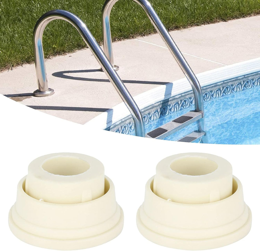 Alvinlite Schwimmbadleiter Stossstange Gummistopfen, Universal Pool Leiter Gummi Endkappen Sicherhei