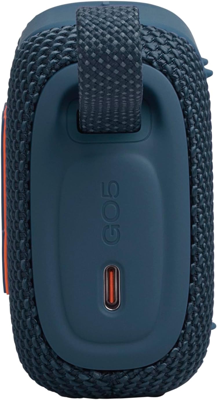 JBL Go 5, Ultraportabler Bluetooth‑Lautsprecher, Wasserdicht, Blau | Kraftvoller JBL Pro Sound, AirT