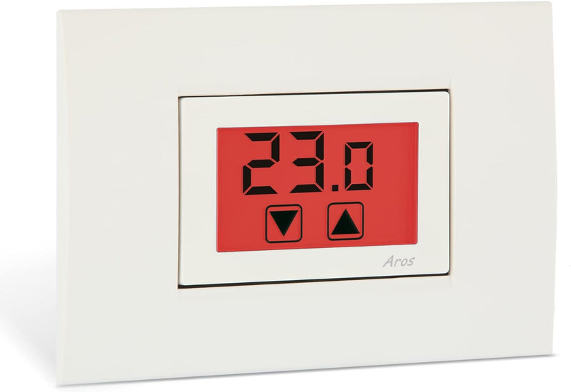 Thermostat Wandhalterung VE453700 CHRONOS 230 weiss wöchentliche Stromversorgung 230 V Vemer
