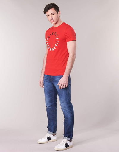 Diesel T Diego Y2 T-Shirts & Poloshirts Herren Rot - L - T-Shirts