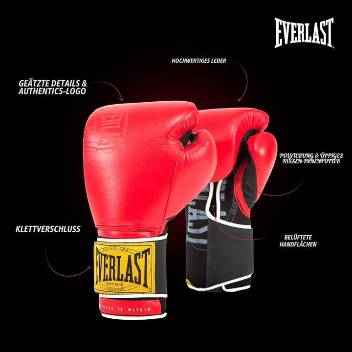 Everlast Unisex – Erwachsene 1910 Classic Glove Handschuhe 12oz Verrotten, 12oz Verrotten