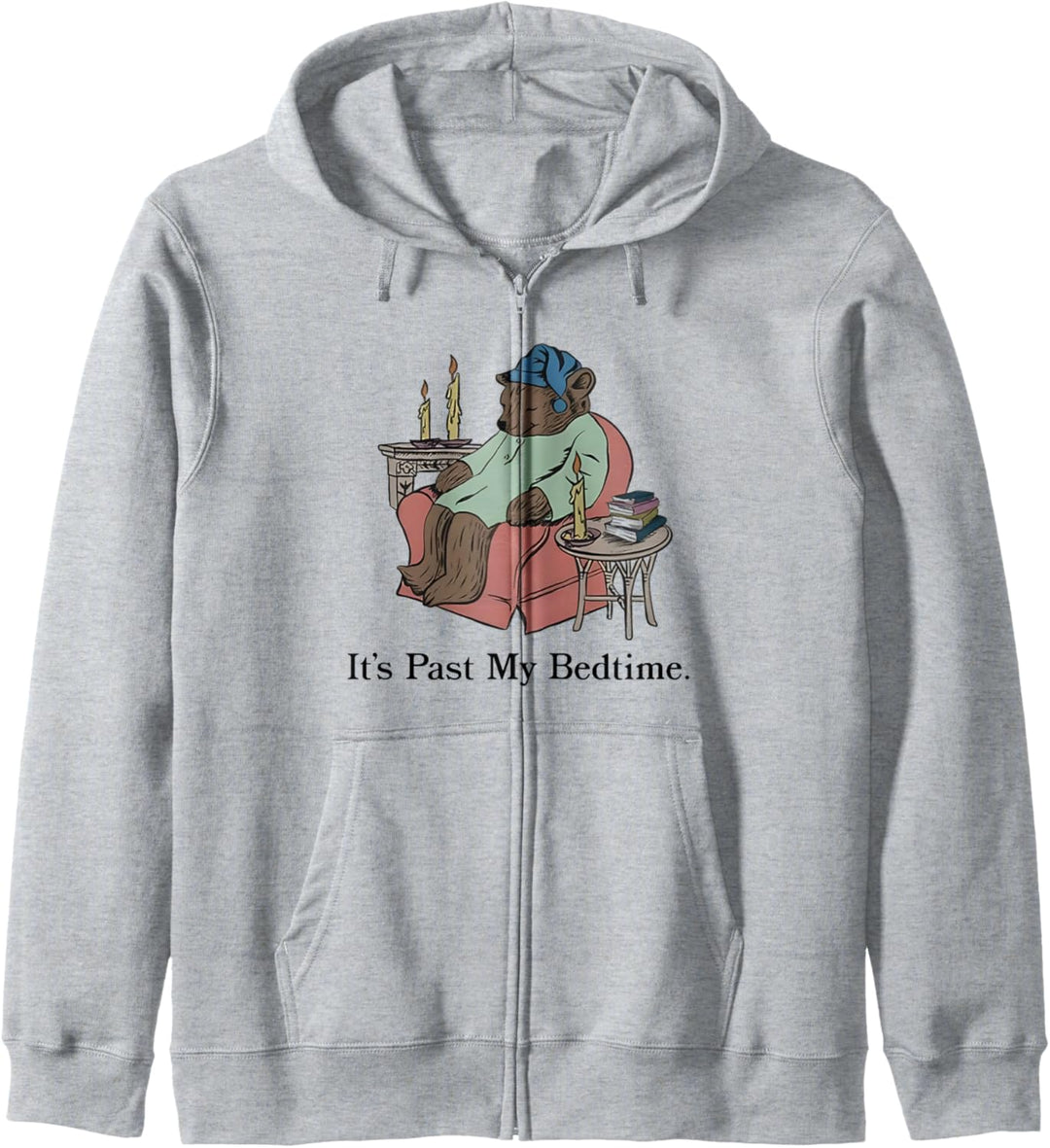 It's Past My Bedtime – lustiger humorvoller schläfriger introvertierter Bär Kapuzenjacke