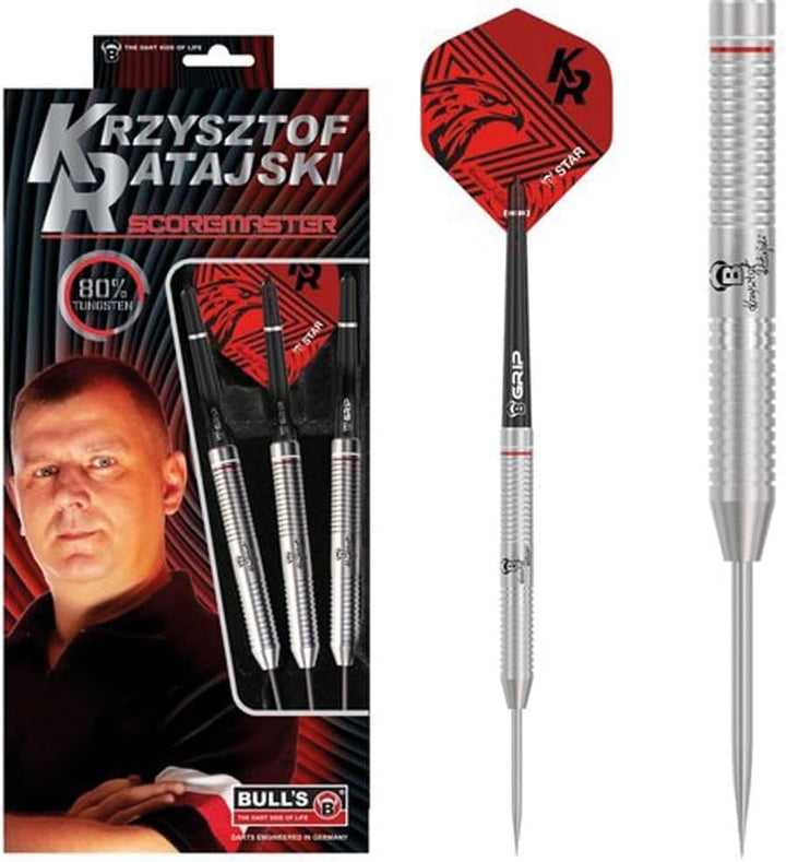 Bull's Krzysztof Ratajski Dart, Silber, 22 g
