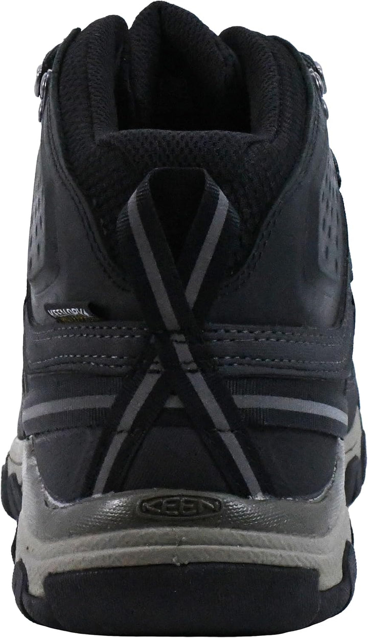 KEEN Herren Targhee 3 Mid Waterproof Wanderstiefel 42 EU Weit Schwarz Brindle