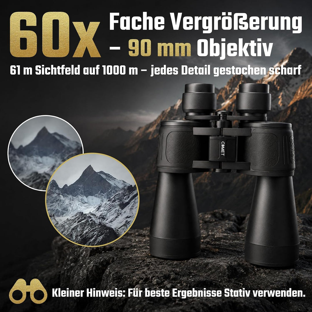Comet Fernglas 60x90 Binocular Feldstecher