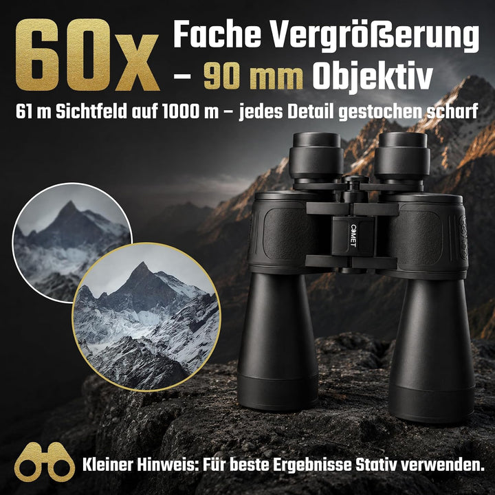 Comet Fernglas 60x90 Binocular Feldstecher