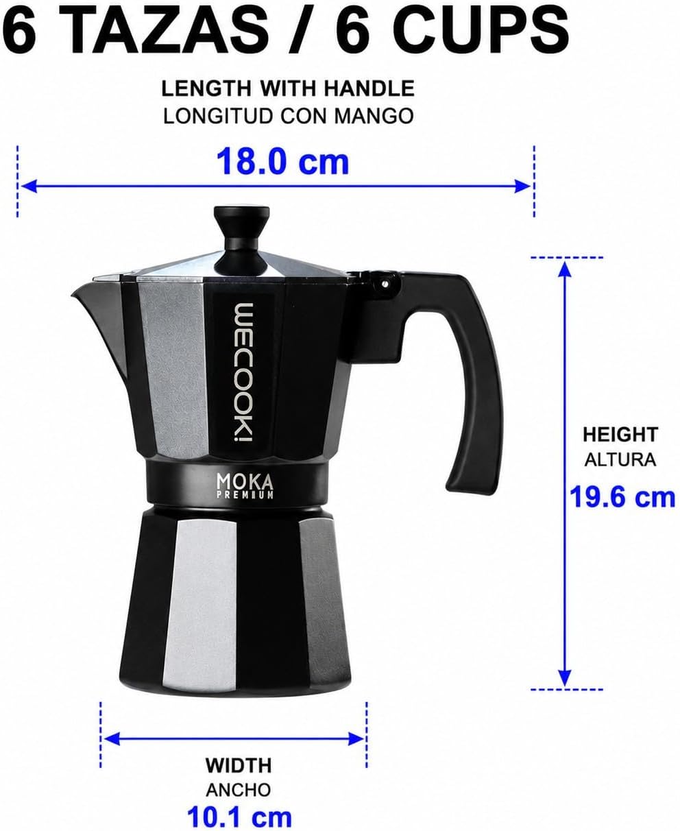 WECOOK! Coffee Maker BELLA 6 cups., 6 cups.