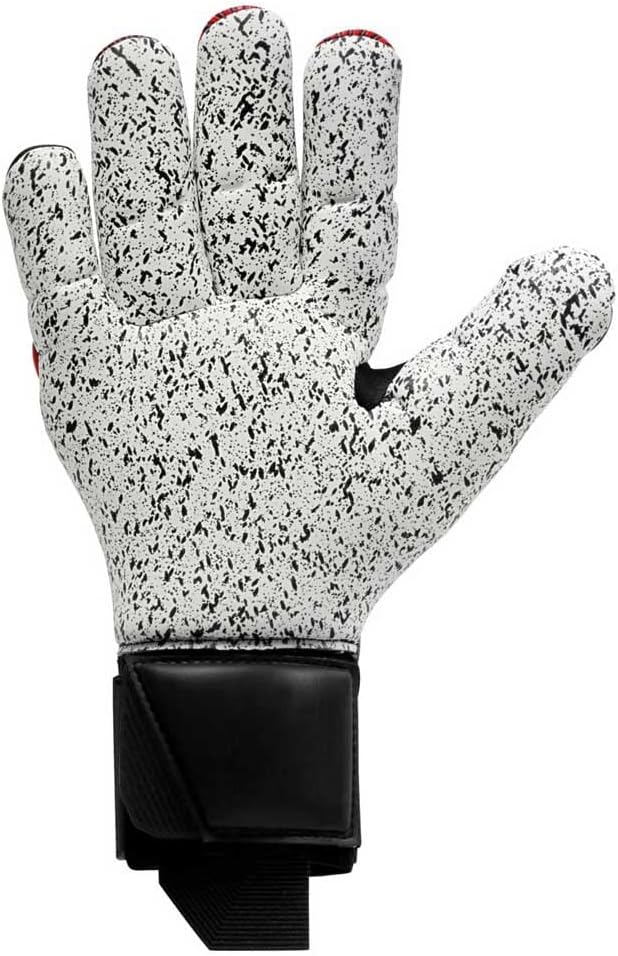 uhlsport Unisex Jugend Powerline Supergrip+ Finger Surround Fussball Torwarthandschuhe 9 schwarz/rot