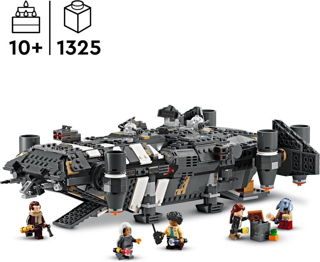 LEGO Star Wars: Skeleton Crew Die Onyx Cinder, Spielzeug-Sternenschiff zum Bauen und Sammeln für Jun