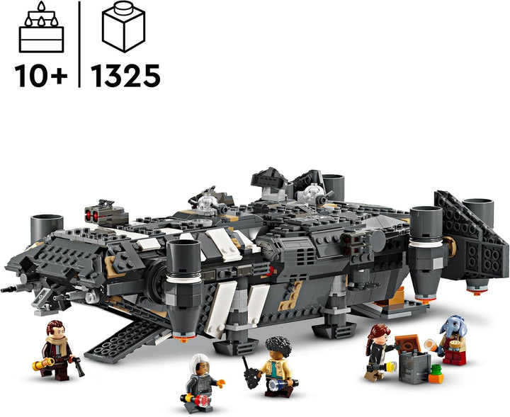 LEGO Star Wars: Skeleton Crew Die Onyx Cinder, Spielzeug-Sternenschiff zum Bauen und Sammeln für Jun
