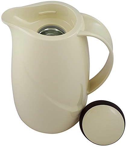 Helios Wave Kunststoff-Isolierkanne, vanille, 1,5 Liter Vanille 1,5 Liter, Vanille 1,5 Liter