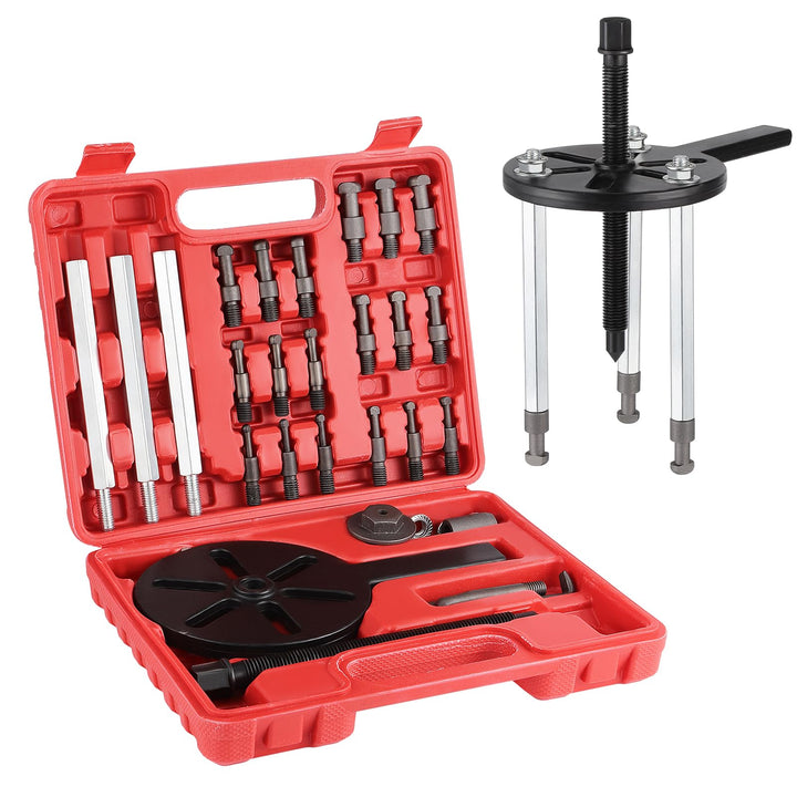Gueenky 21 In 1 Lagerabzieher Set, 3 Backen Innenlager Abzieher Lager Entfernungswerkzeug Multifunkt