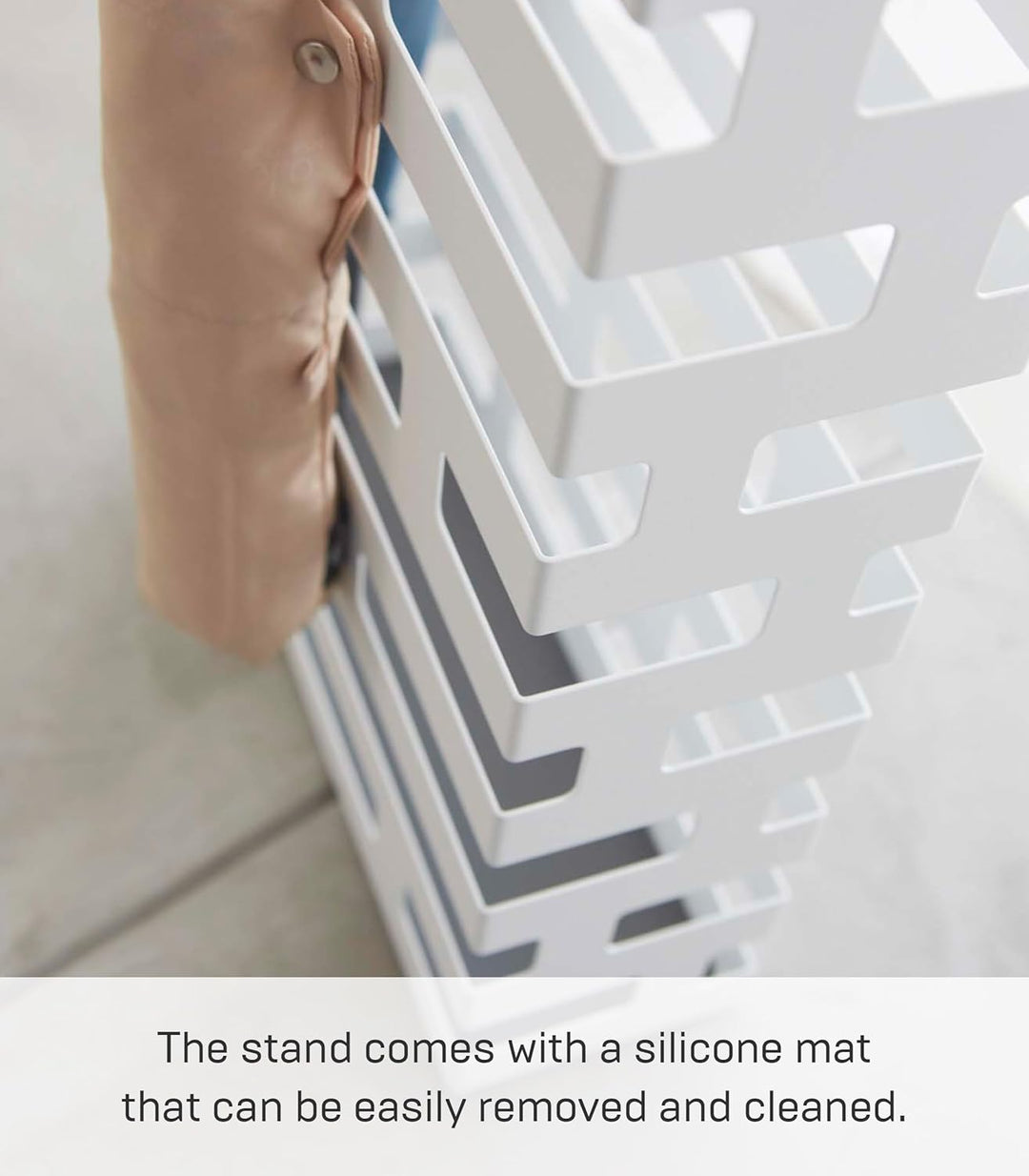 Brick Umbrella Stand Rectangle - white Weiss, Weiss