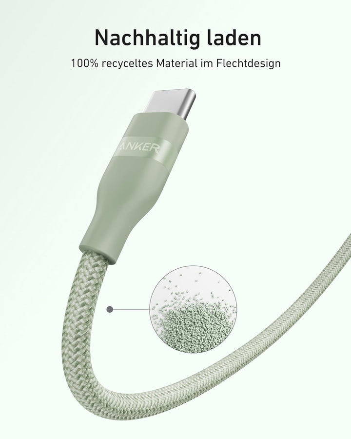 Anker Nano 240W USB C auf USB C Kabel, [1 Stück 1,8m] PD 3.0 Schnellladekabel USB C Kable, flexibel