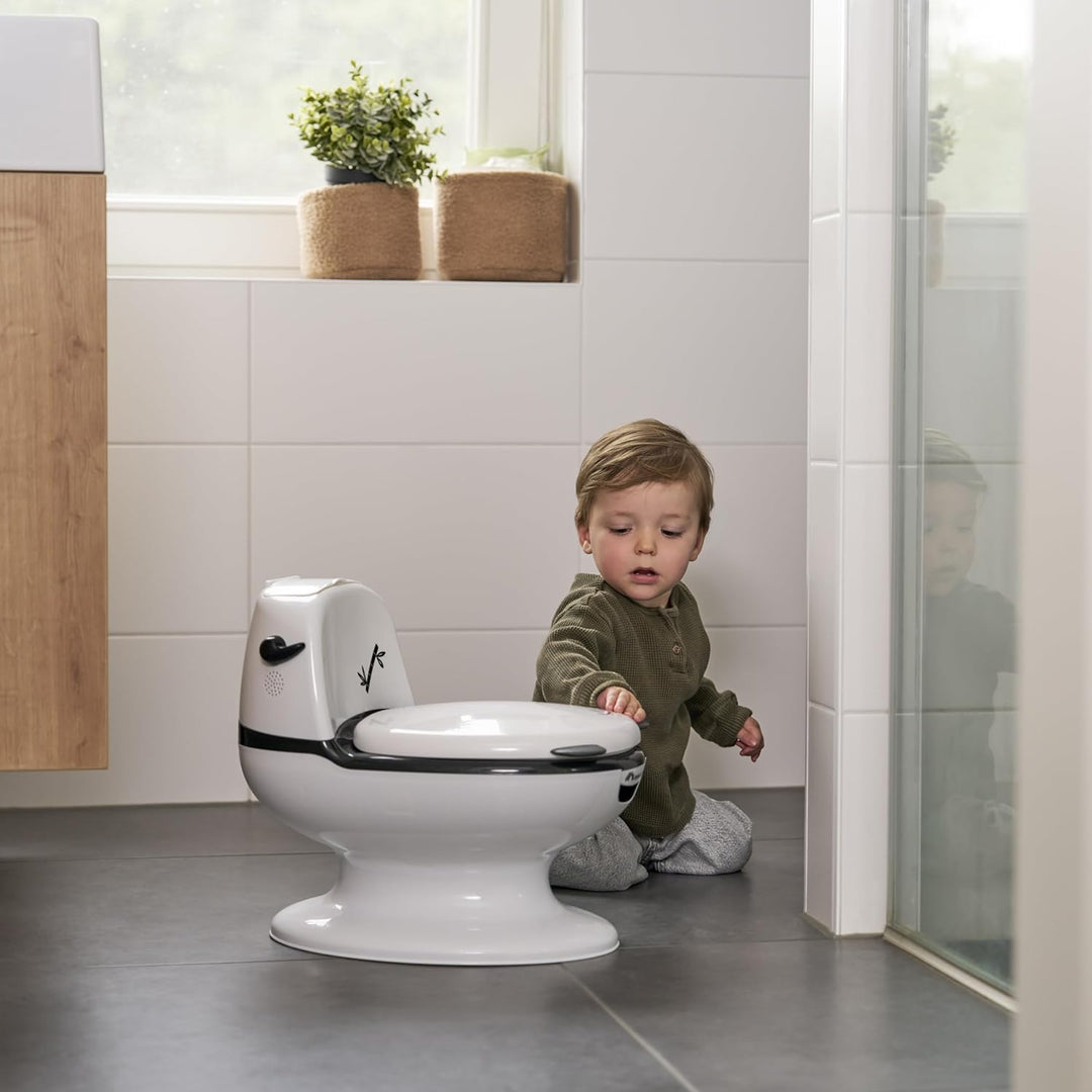Bebeconfort Toilettensitz in Minigrösse für Kinder, Toilette fürs Töpfchentraining mit süssem Panda,