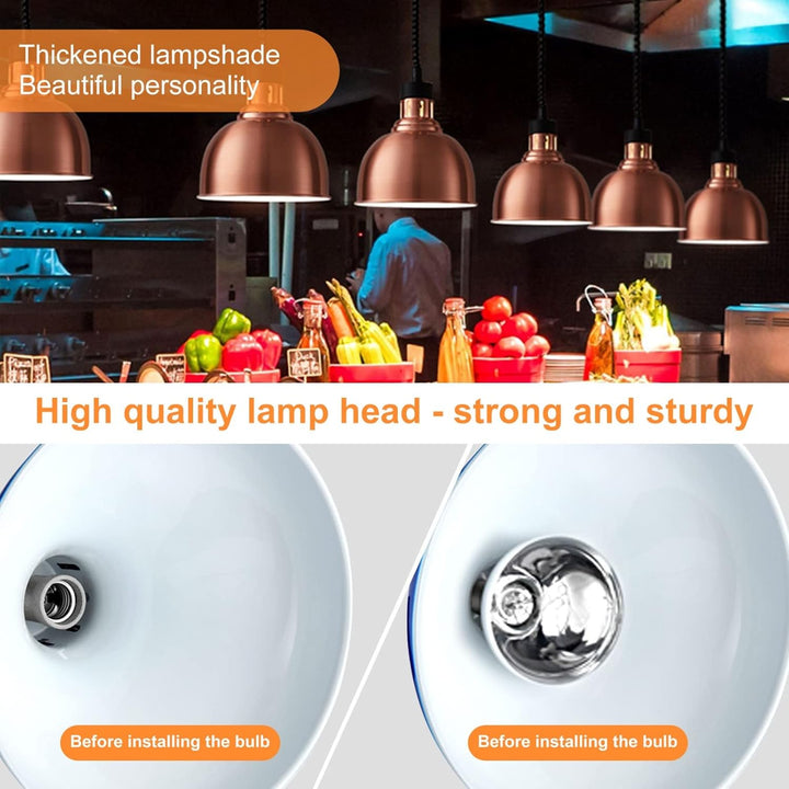 Waermelampen Kueche, Gewerbliche Einstellbare Speisenwärmer, Lebensmittel Heizlampe für Essen Warmha