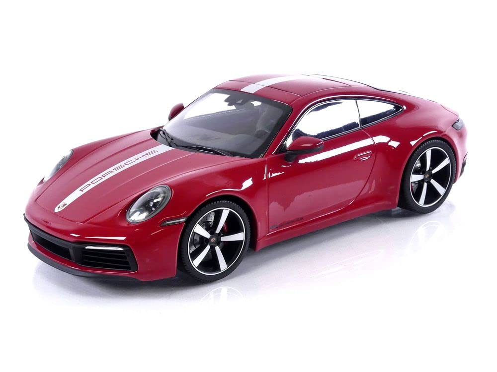 Minichamps 155067326 1:18 Porsche 911 Carrera 4S-2019-Red Collectible Miniaturauto, rot