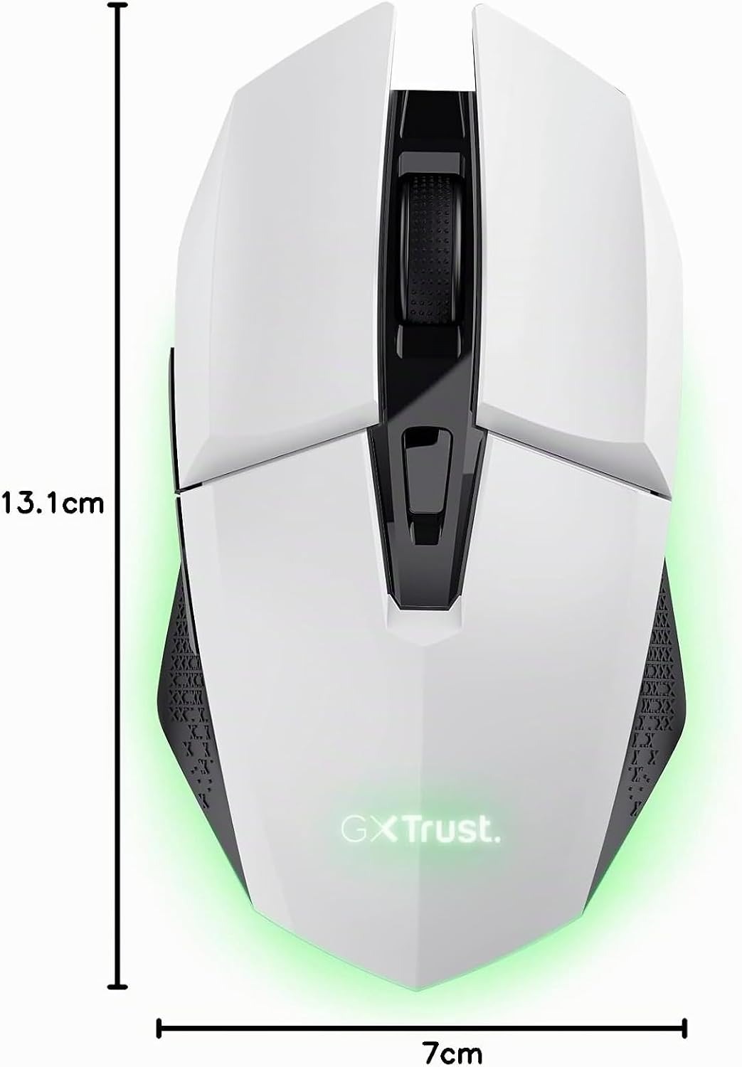 Trust Gaming GXT 110W Felox Wiederaufladbare Kabellose Gaming-Maus, 80 Stunden Akkulaufzeit, 800-480