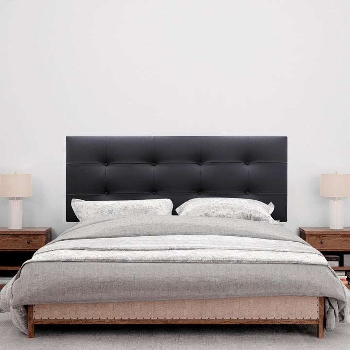 DHOME Kopfteil, Capitoné Bett Kopfteile. Gepolstertes Kopfteil ACUALINE Stoff und Kunstleder. Kopfte