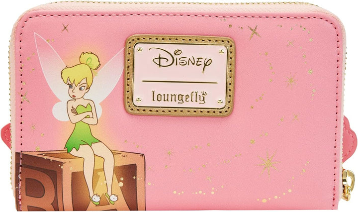 Loungefly Disney Purse Peter Pan You Can Fly 70th Anniversary Rosa Zip Around One Size Standard, Sta