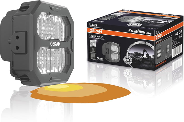 OSRAM LEDriving® Cube PX4500 Flood, LEDPWL109-FL, OFF ROAD, LED Arbeitsscheinwerfer, 4500 Lumen, Fal
