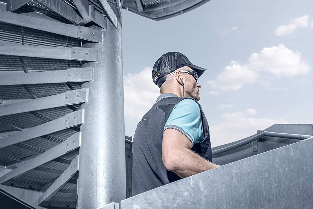 Uvex U-Cap Vent Mesh Anstosskappe - Kurzer Schirm - Schwarz - 60-63 cm, 60-63 cm