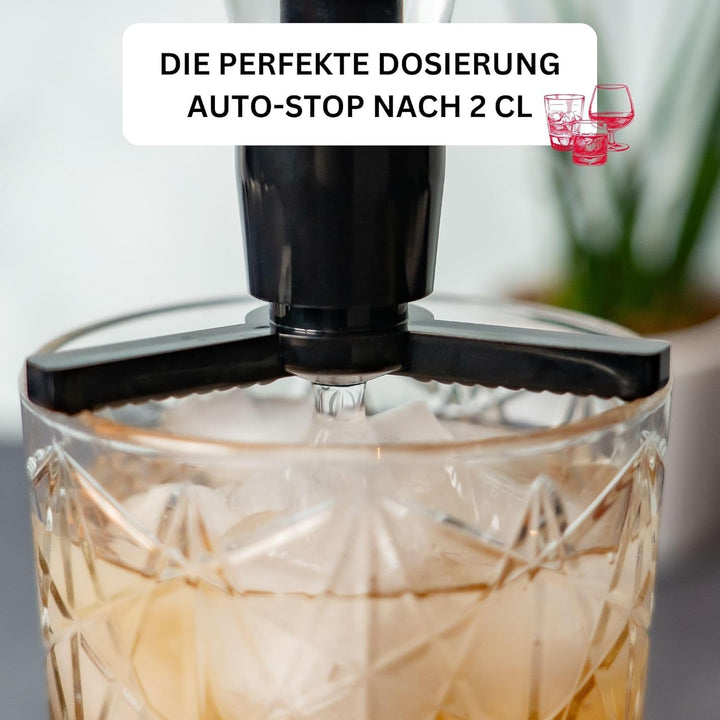 Westmark Dosiergerät, Mass-/Fülleinheit: 2 cl, Kunststoff, Standard, Schwarz/Transparent, 92202260,