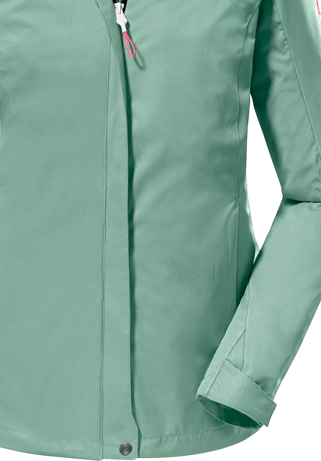 Killtec Damen Kos 133 Wmn Jckt Funktionsjacke/Outdoorjacke mit abzippbarer Kapuze 19 pistazie, 19 pi