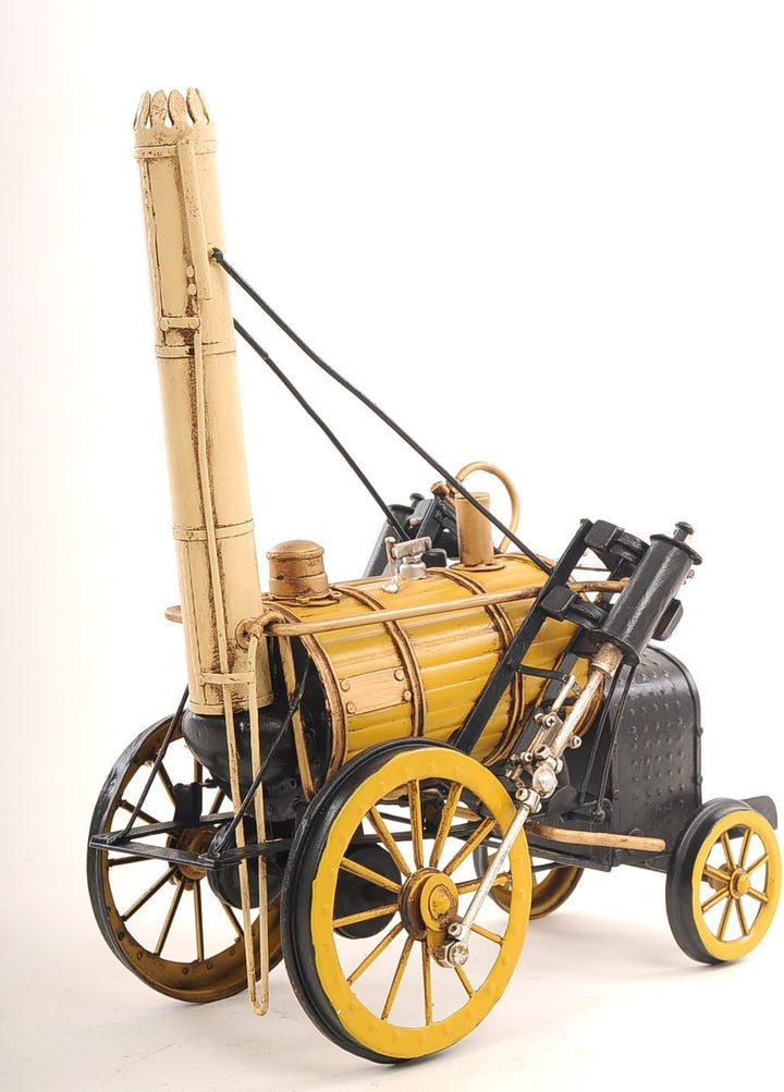 1829 Yellow Stephenson Rocket Steam Locomotive