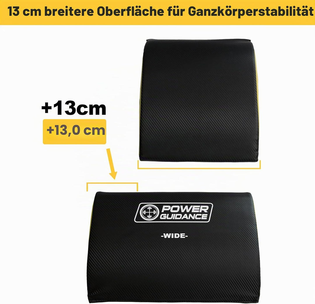 POWER GUIDANCE, Bauchmuskel-Matte，Ab Übung Matte Core Trainer，Sit-Up-Pad Bauch- und Rumpftrainer-Mat