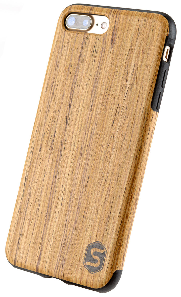 SEBASTIAN STURM Handyhülle "MAXI" | Hergestellt aus echtem Holz "Dalbergia" in einer TPU-Hülle | Kom