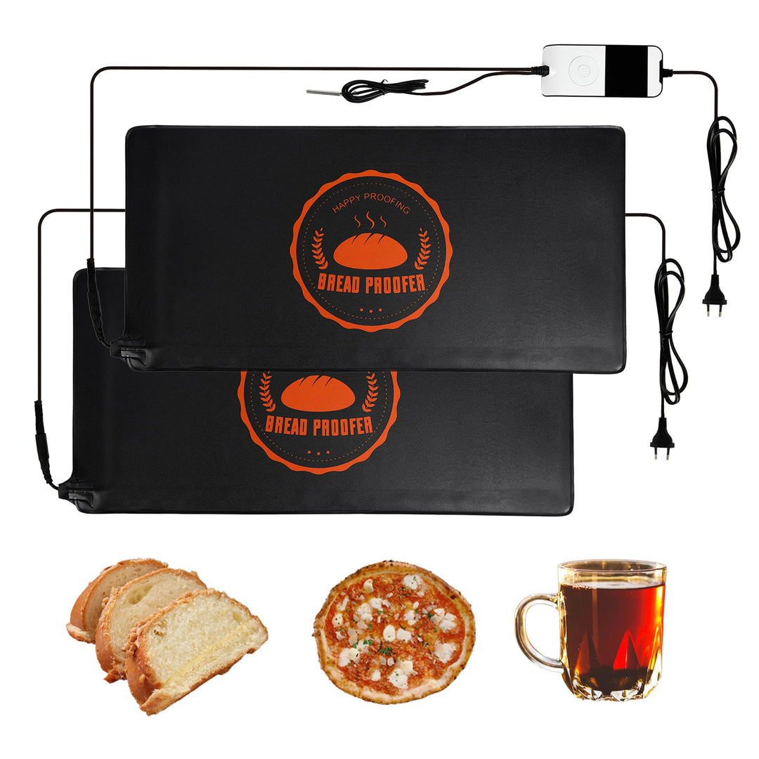 Brot Gärmatte für Sauerteig mit Thermostat (2er-Set Gärmatte 54x27cm), 2er-Set Gärmatte 54x27cm