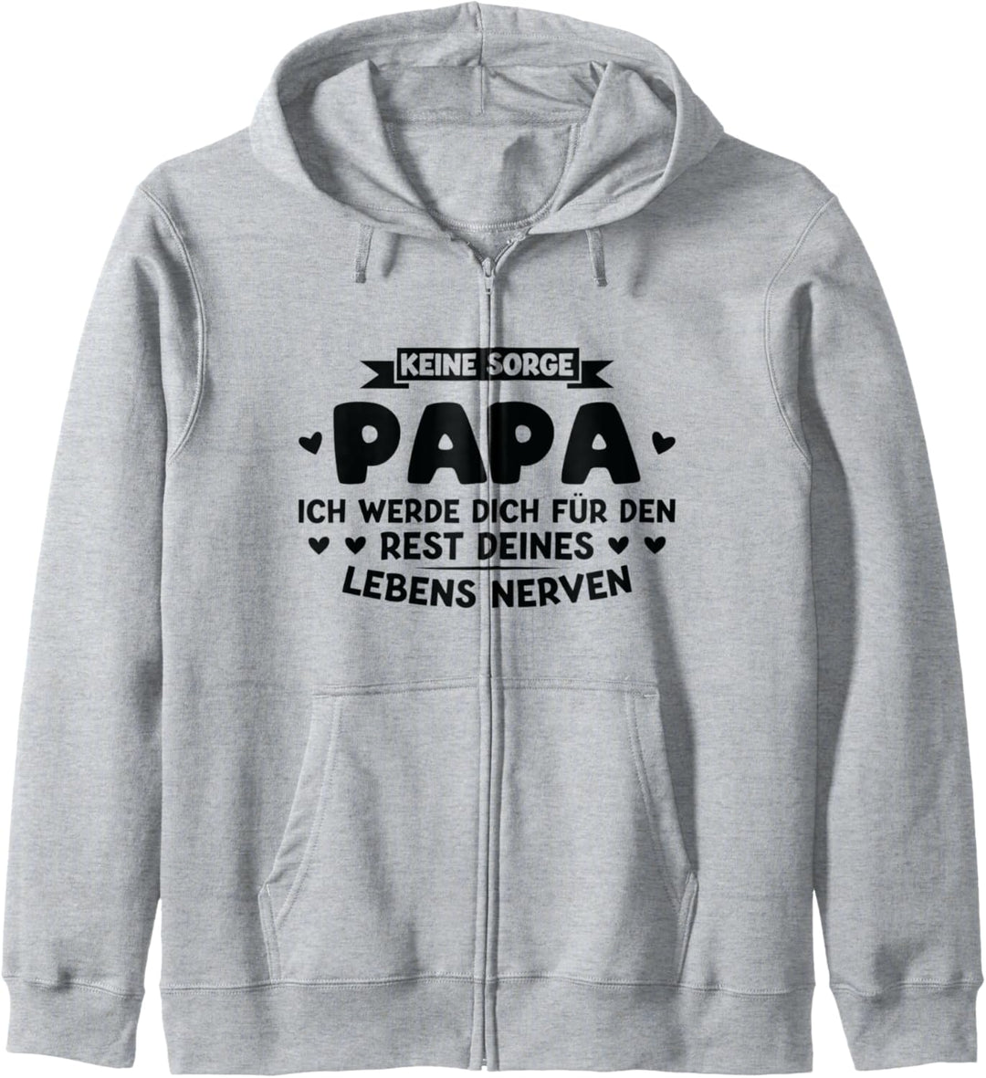 Papa Tochter Sohn Kapuzenjacke