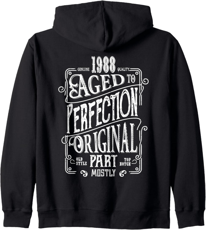 1988 Geburtstagsgeschenk zum 35. Geburtstag Kapuzenjacke