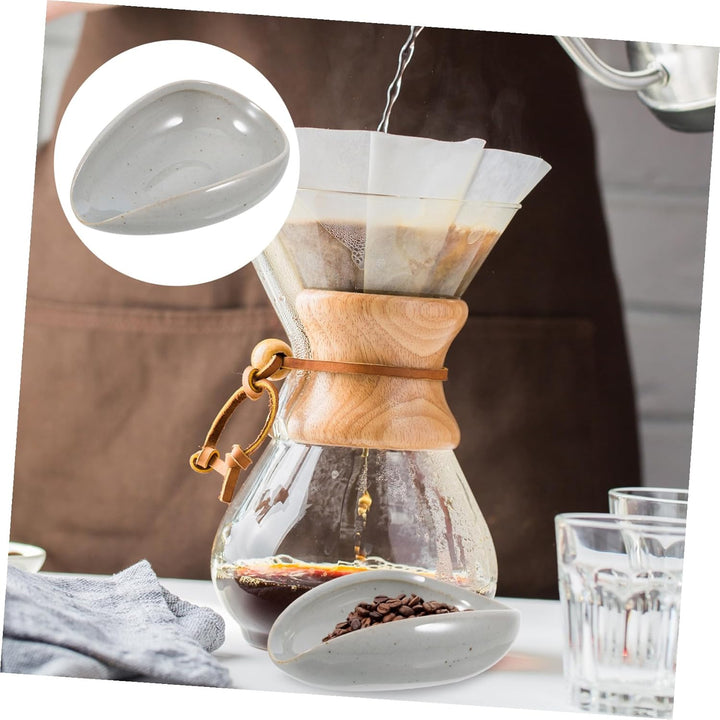 Kaffeedosiertablett Aus Keramik Dosierbecher Für Kaffeebohnen Kaffeebohnenbehälter Zum Wiegen Auffan