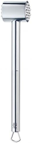 WMF Profi Plus Fleischhammer 25 cm, Fleischklopfer, Schnitzelklopfer, Cromargan Edelstahl teilmattie