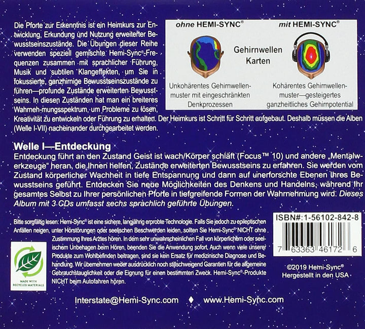 Die Pforte Zur Erkenntnis Welle I Endeckung (Gateway Experience - Discovery-Wave 1, Audio-CD