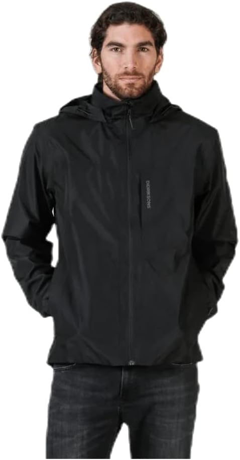 Didriksons Incus Jacket Men - wasserdichte Outdoorjacke Schwarz M, Schwarz M