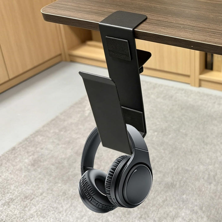Verstellbarer Unter-Schreibtisch-Laptophalter, Metall Hängende Untershelf-Klemme, Bohrloser Laptop-O