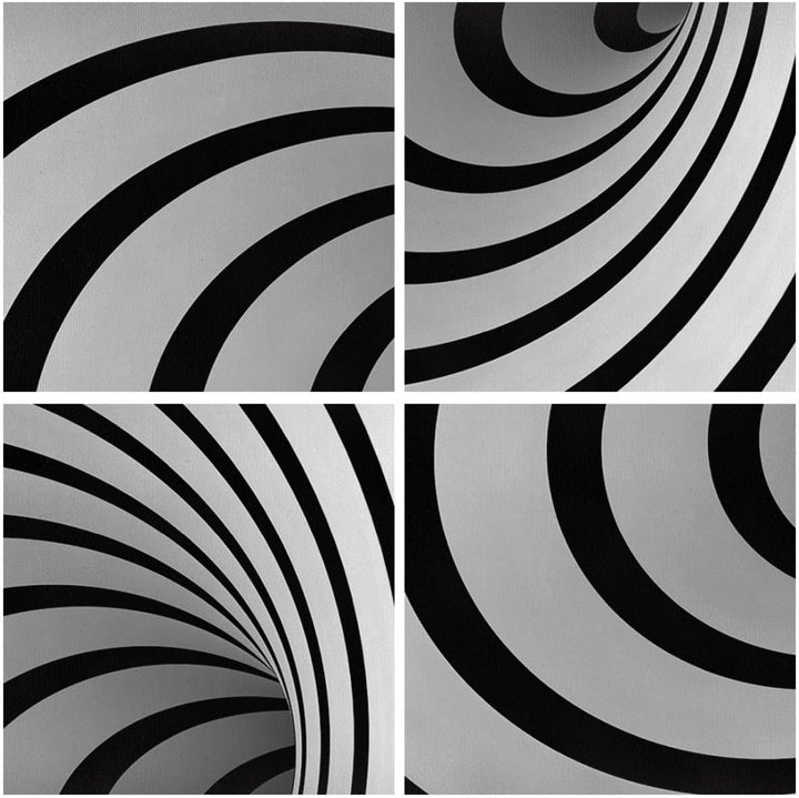 Bilder auf Leinwand Spirale abstrakt komposition Leinwandbild 70x50cm Wandbilder Dekoration Wohnzimm
