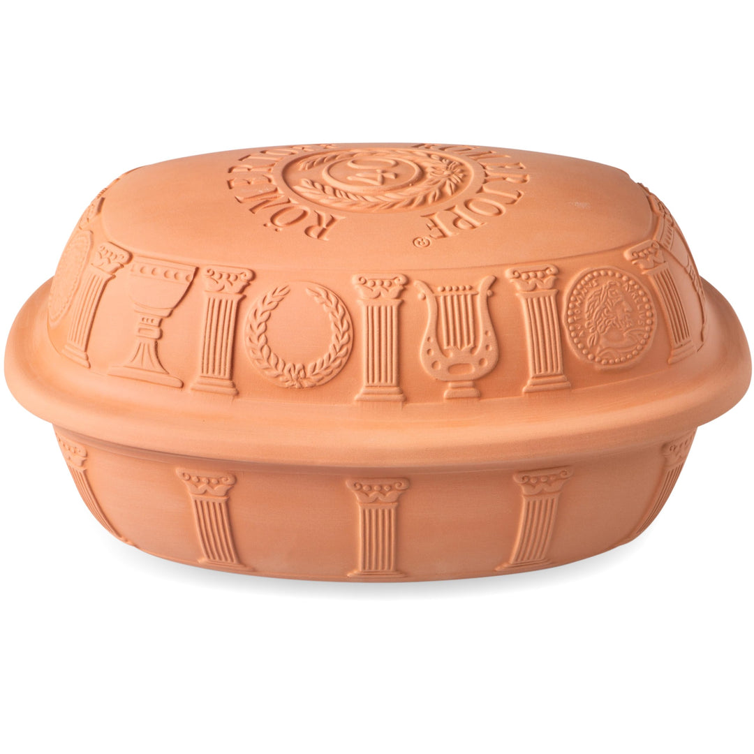 Römertopf Bräter Dampfgarer 40 Jahre Jubiläums-Edition 3,5 Liter, 34,0 x 26,0 x 19,0cm, Oval, Terrak
