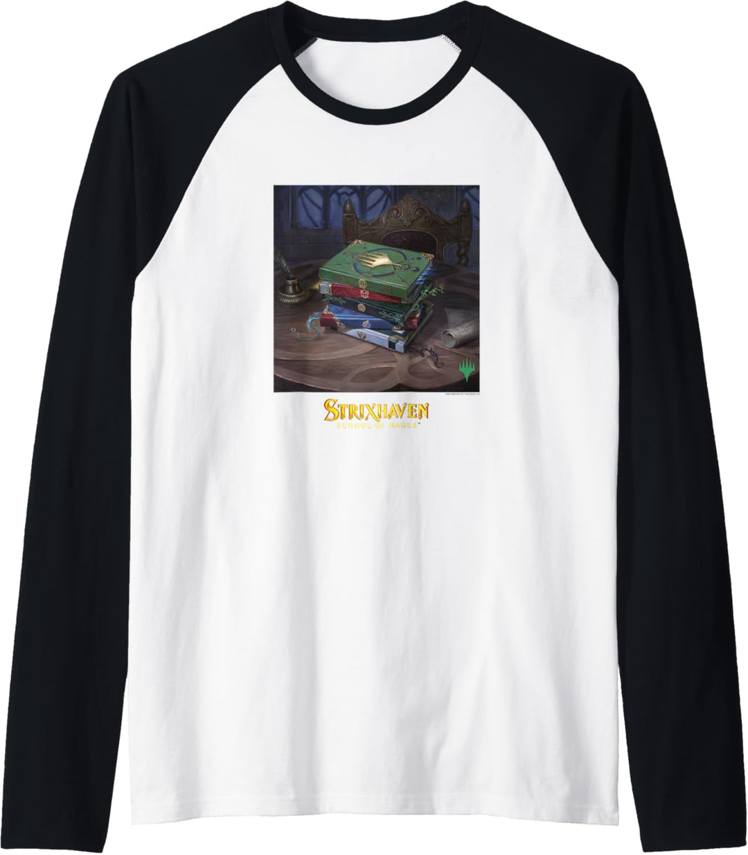 Magic: The Gathering Strixhaven School Of Magic Book Stack Raglan